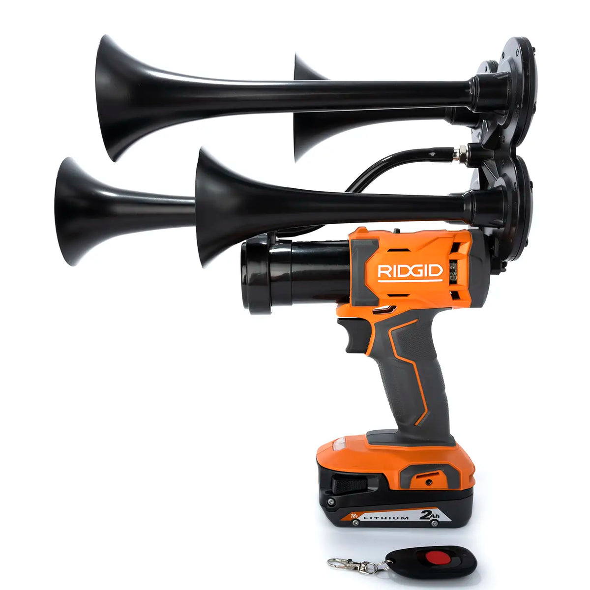 Train Horn for Ridgid Batteries - Quad