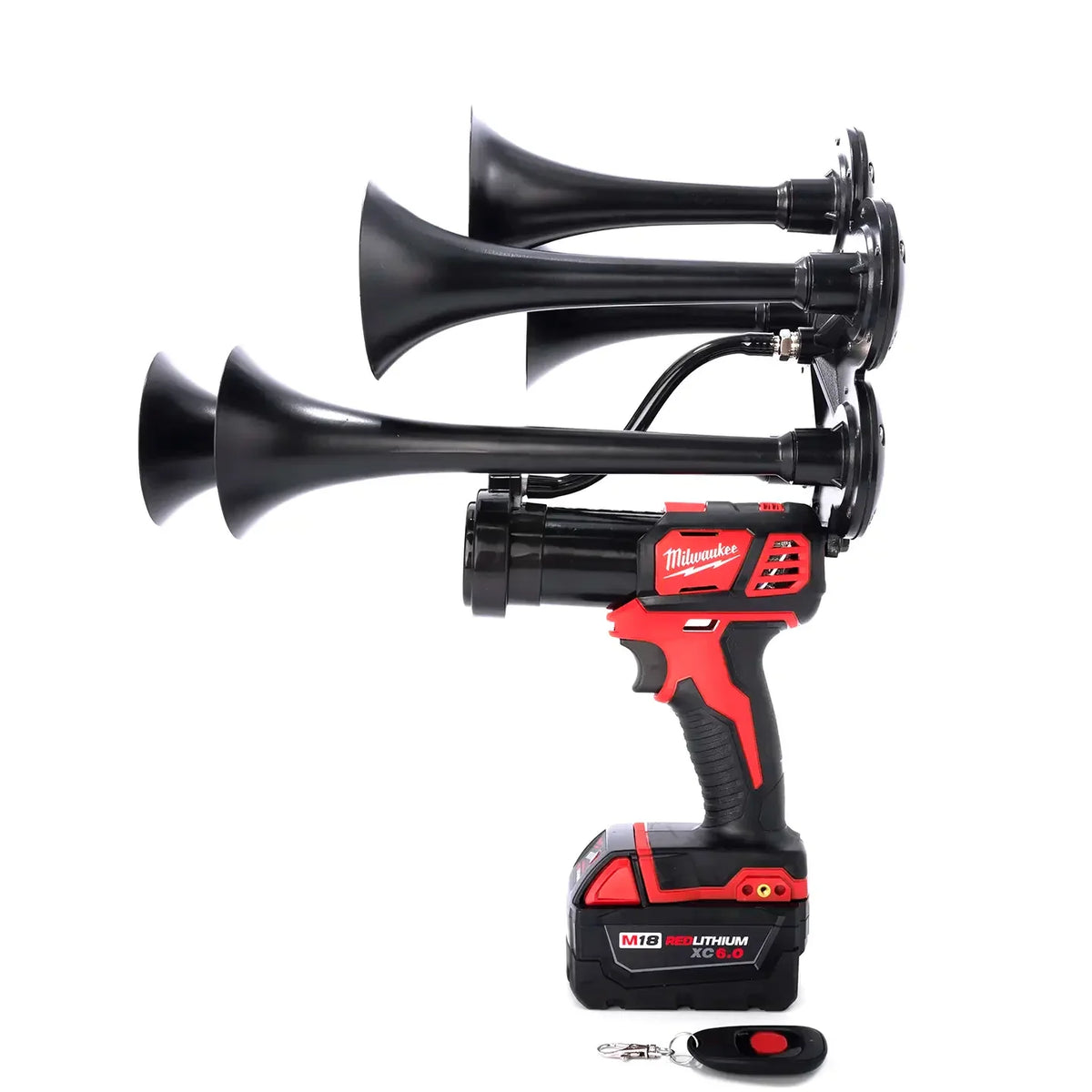 Train Horn for Milwaukee Batteries – Penta (5-Trumpet Model)