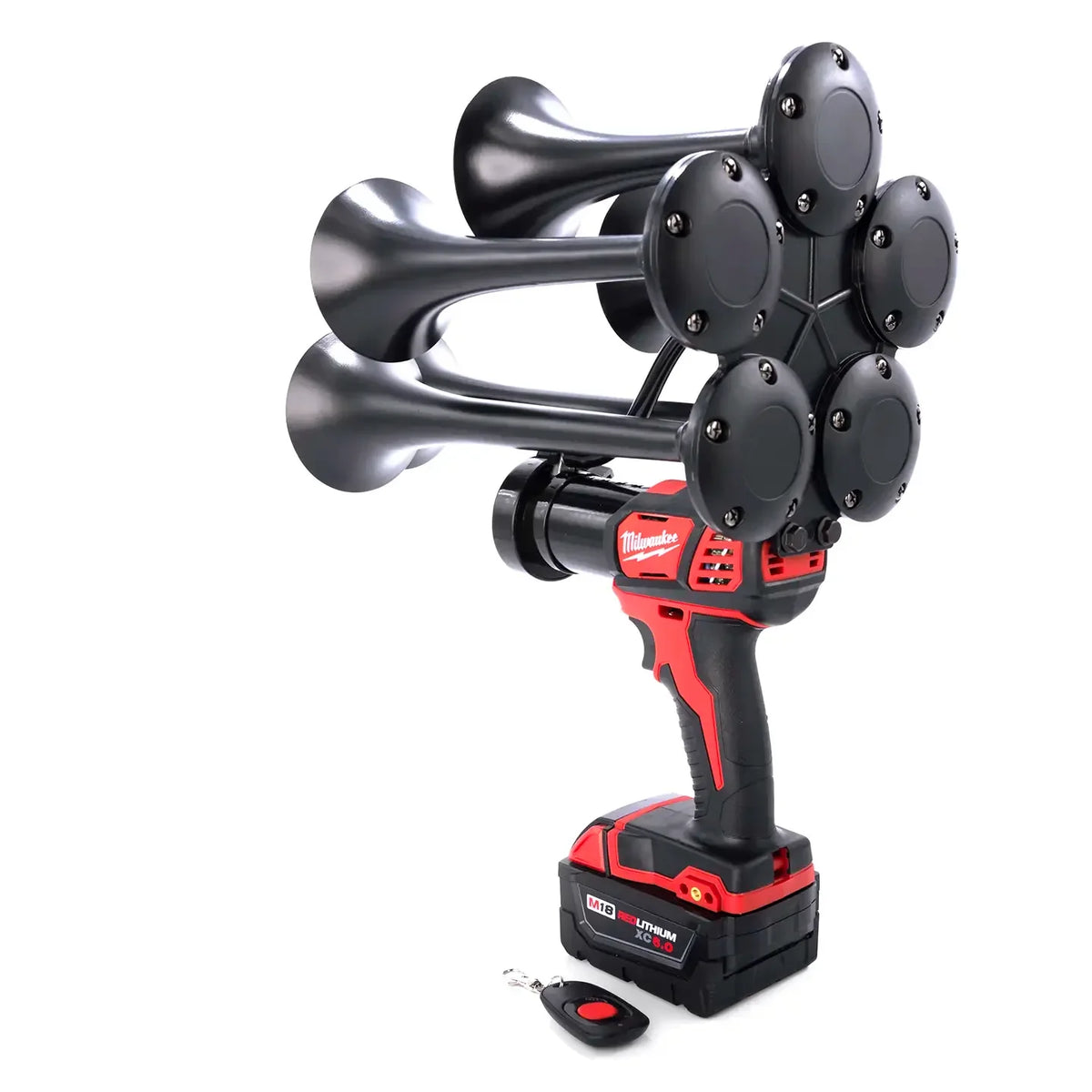 Train Horn for Milwaukee Batteries – Penta (5-Trumpet Model)