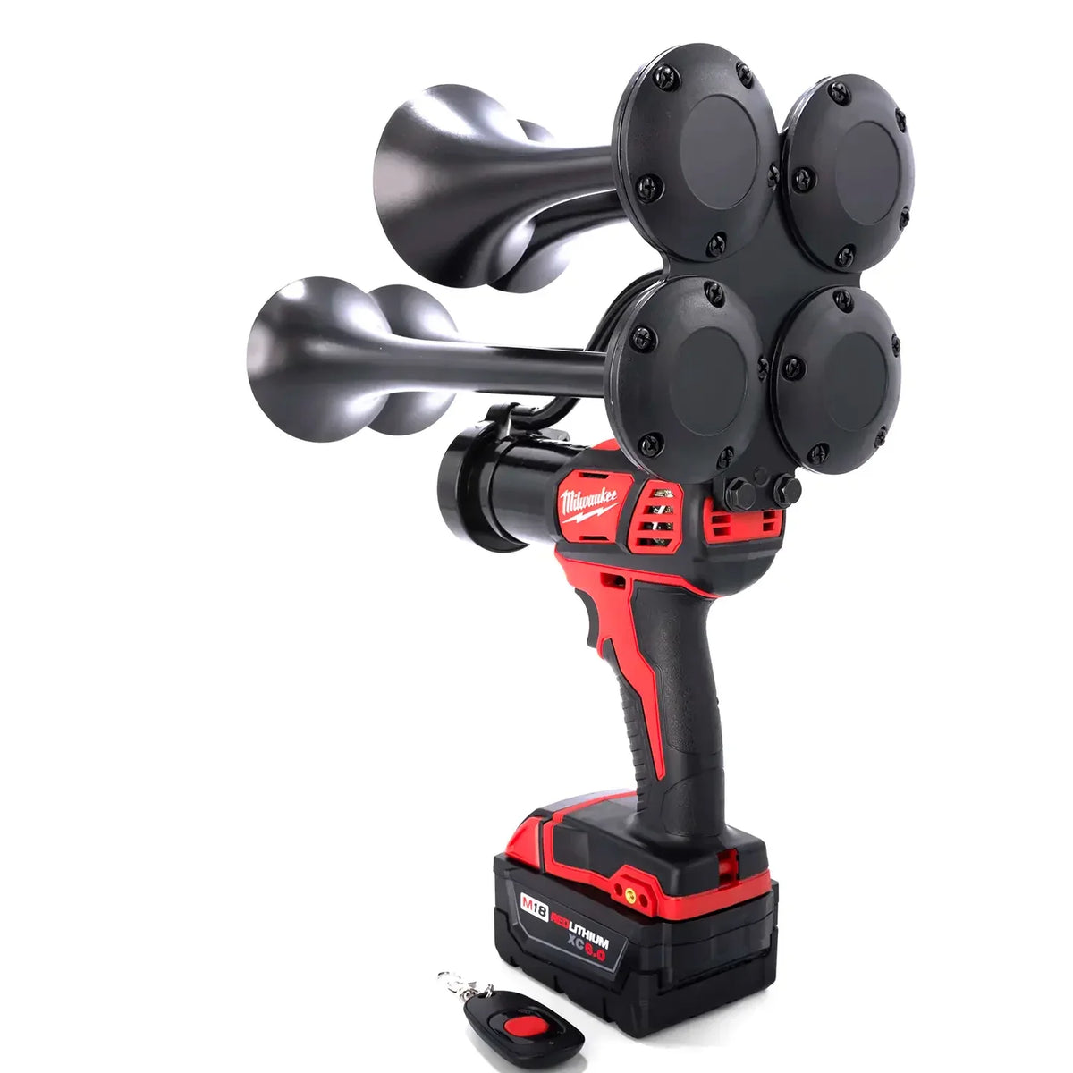 Train Horn for Milwaukee Batteries – Quad