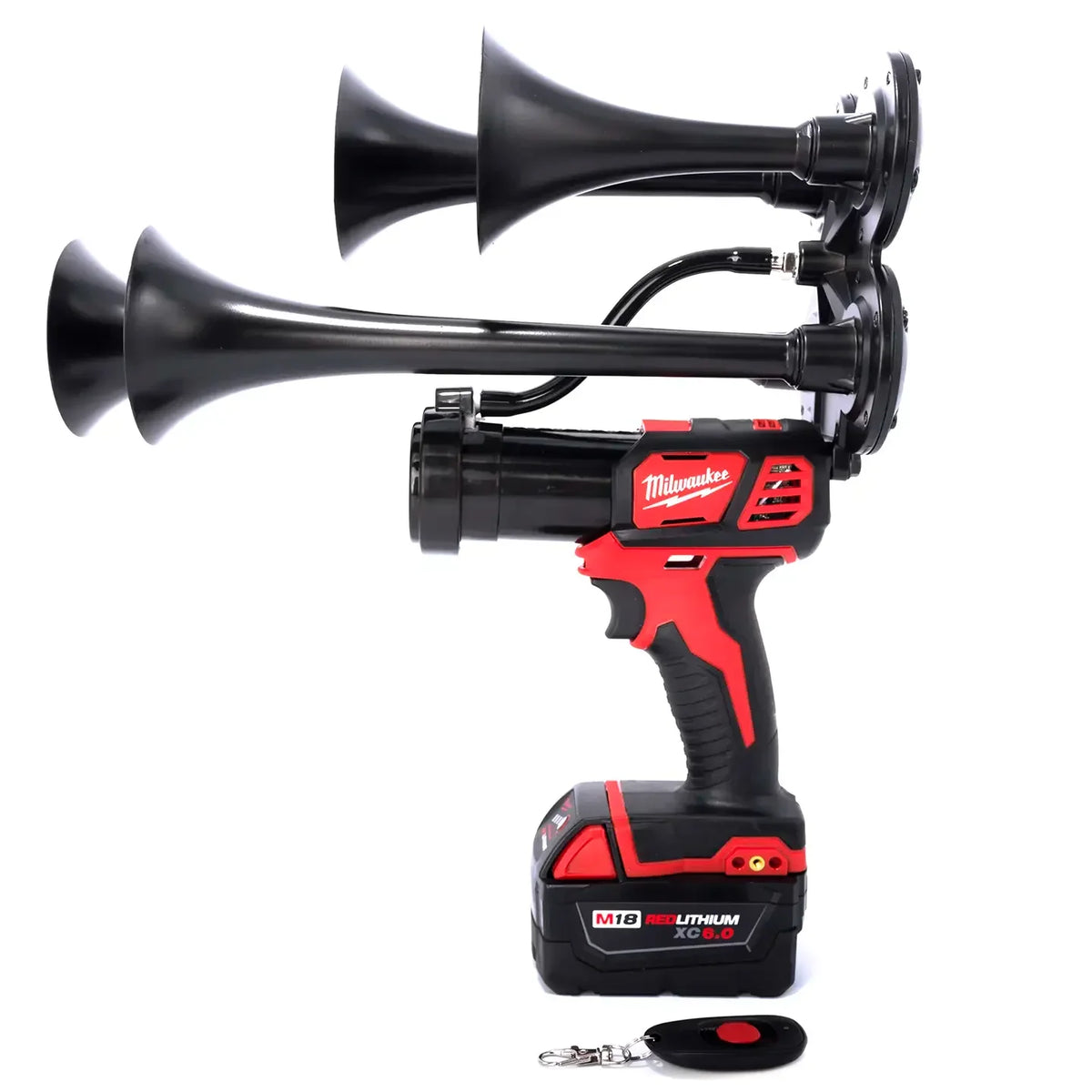 Train Horn for Milwaukee Batteries – Quad