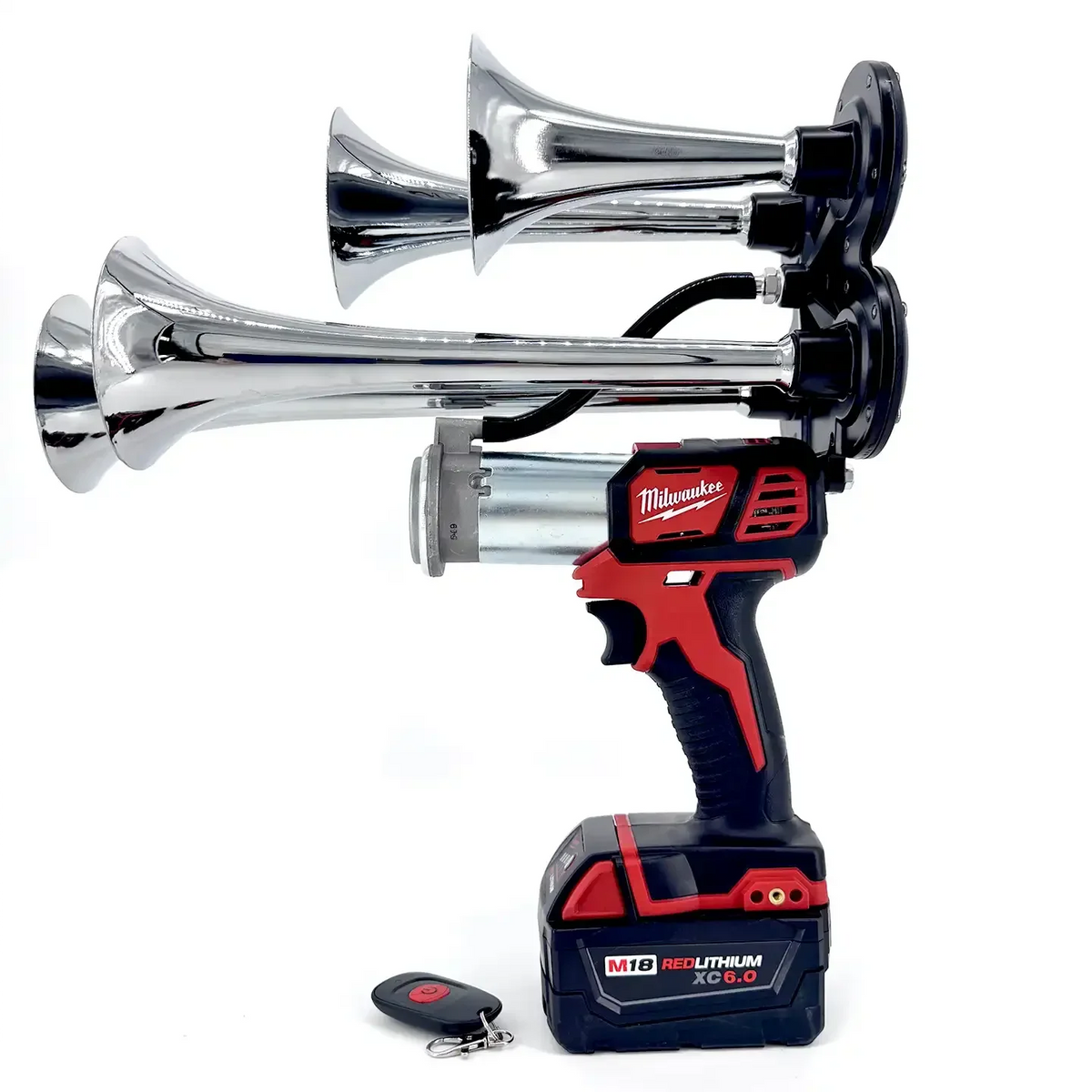 Train Horn for Milwaukee Batteries – Quad