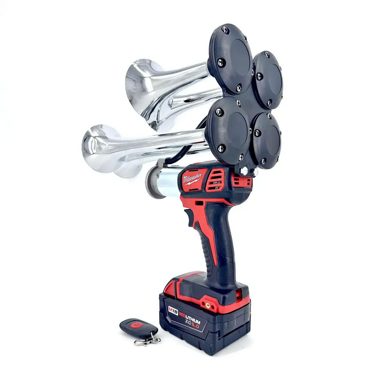Train Horn for Milwaukee Batteries – Quad