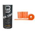 L3VEL3 Neck Strip Rolls Orange Self Adhering Disposable Barriers For Salon Professionals 500 Strips