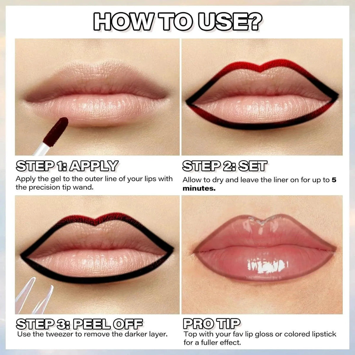 Lasting Definition Lip Liner, No Fade