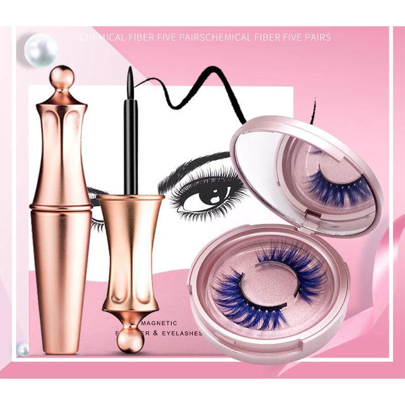 Glamour Lash Co. Magnetic False Eyelashes Set – Effortless Glam for Stunning Eyes
