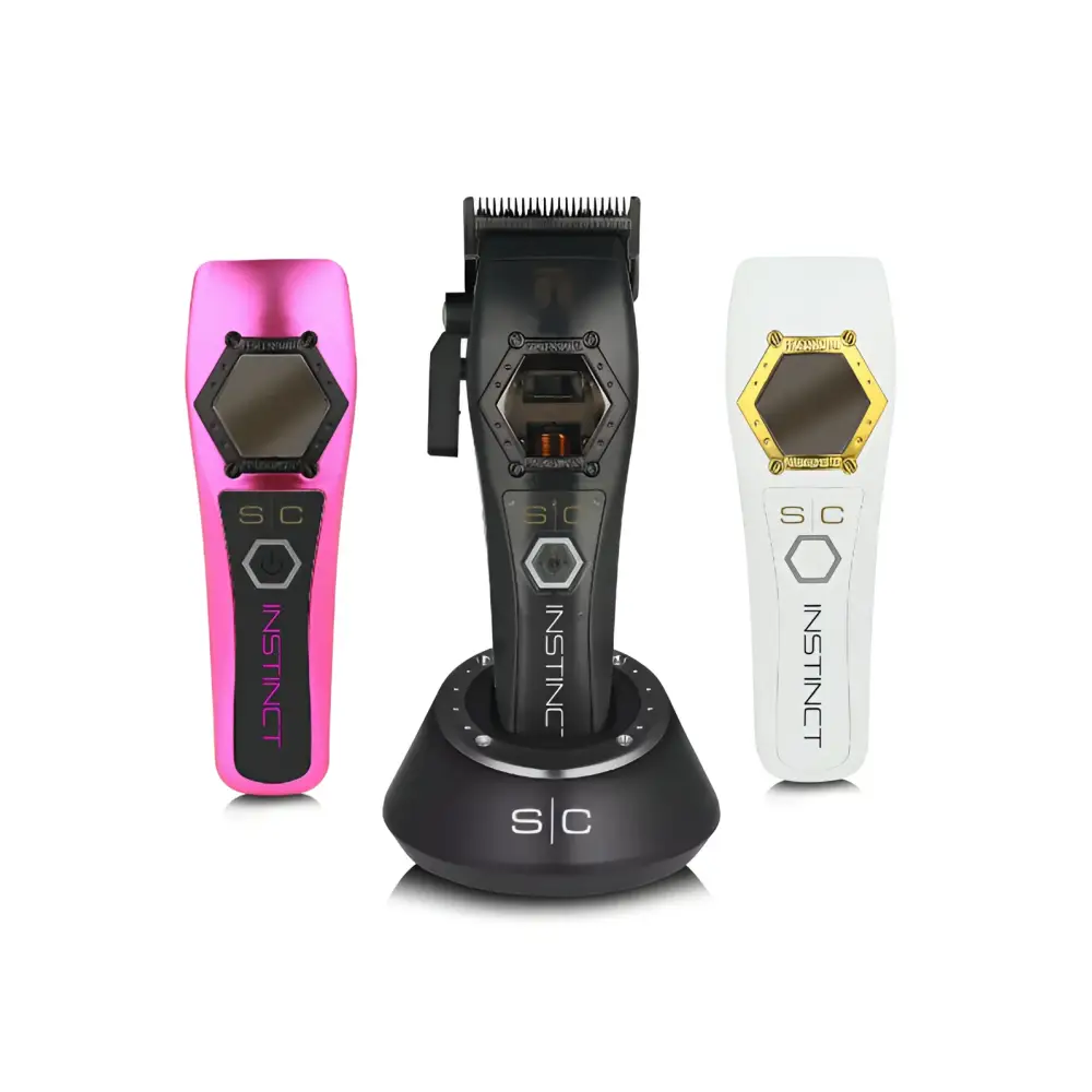 Stylecraft Instinct Metal Clipper SC611M Pro Precision With IN2 Vector Motor For Barbers And Stylists
