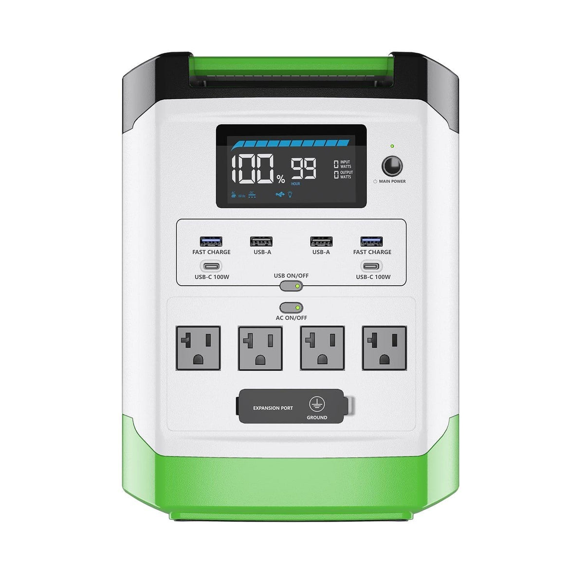 High Capacity Lithium 1800 Solar Generator and Transfer Switch