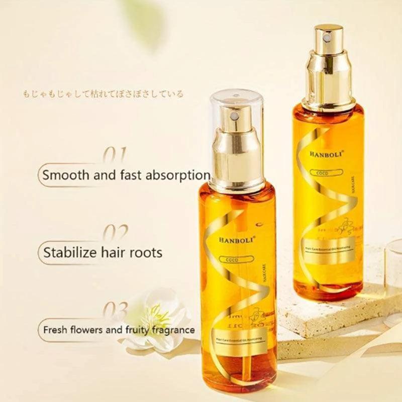 Perfume Soft Hair Care Oil - Nourishing Anti-Static Spray for Frizz-Free, Hydrated Locks