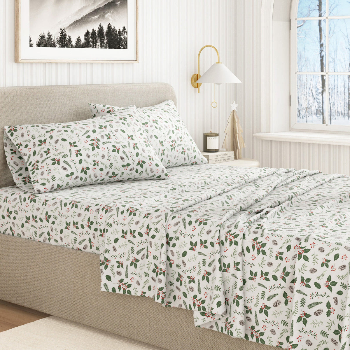 4-Piece Turkish Cotton Flannel Sheet - Whittaker Collection