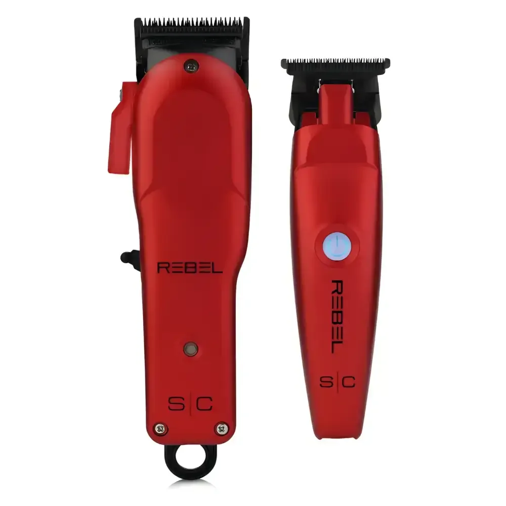 StyleCraft Rebel Cordless Hair Clipper And Trimmer Combo SC203R For Professionals