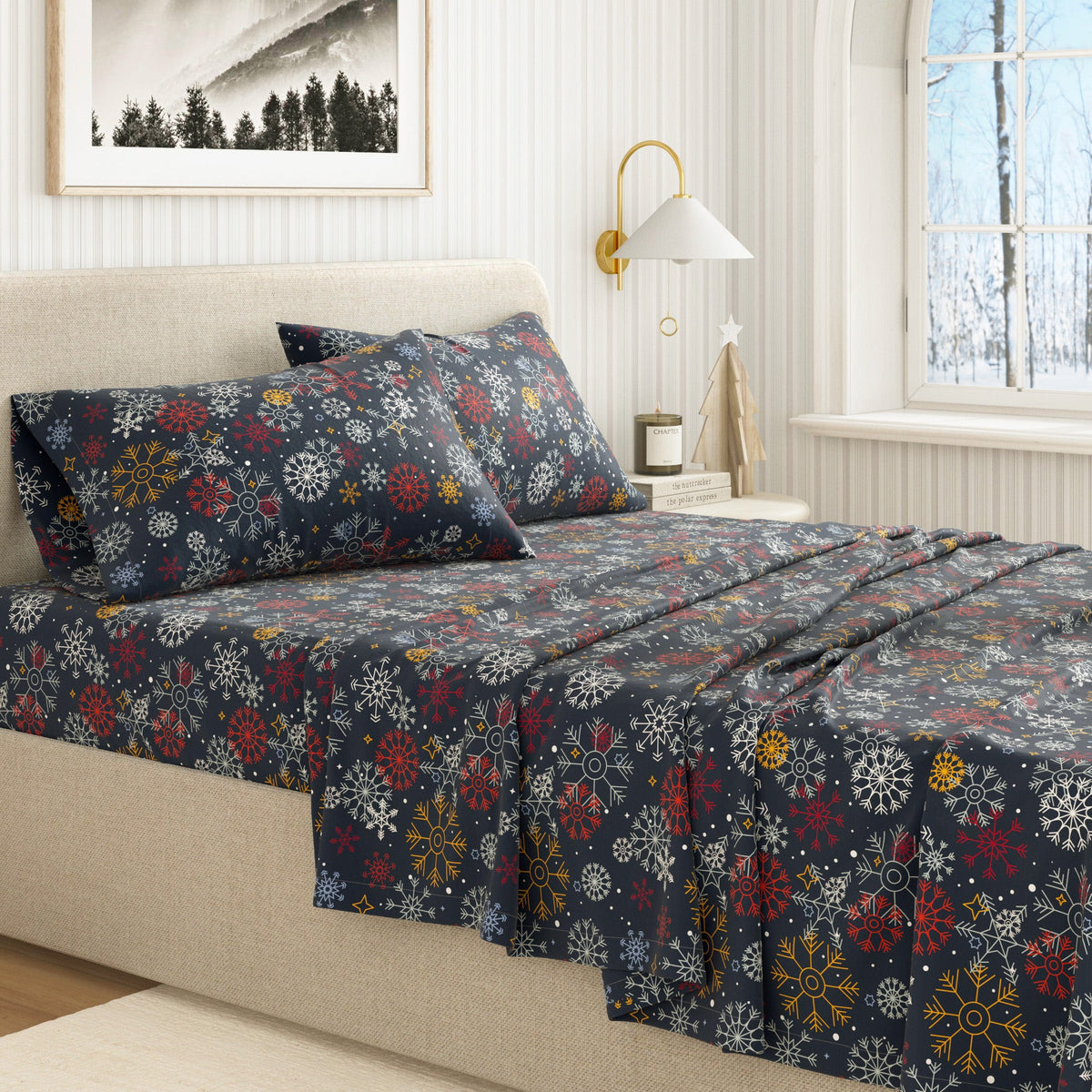 4-Piece Turkish Cotton Flannel Sheet - Lakeview Collection