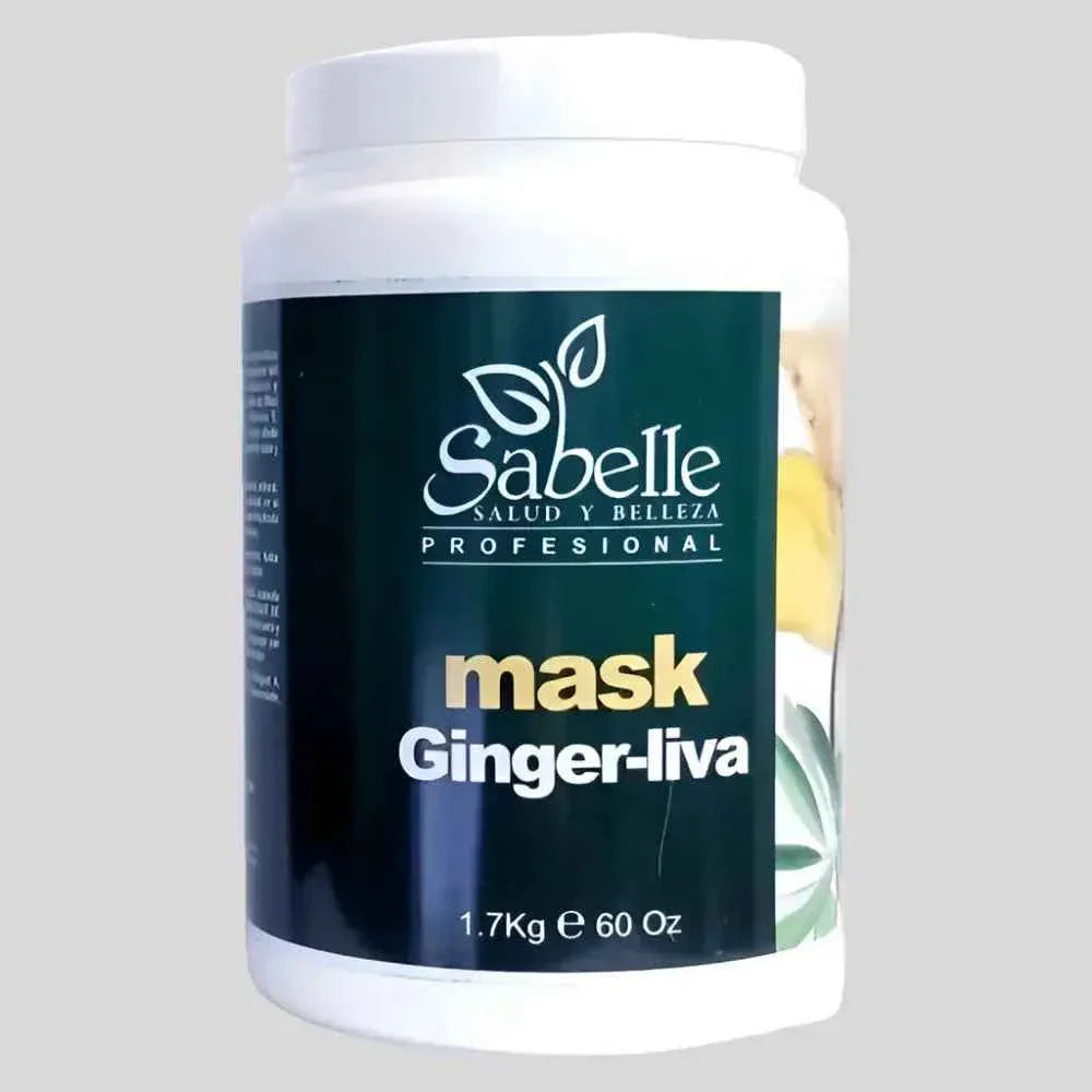 Sabelle Cosmetics Ginger Liva Hair Mask For Thinning Hair Stimulates Growth With Ginger Olive Extract