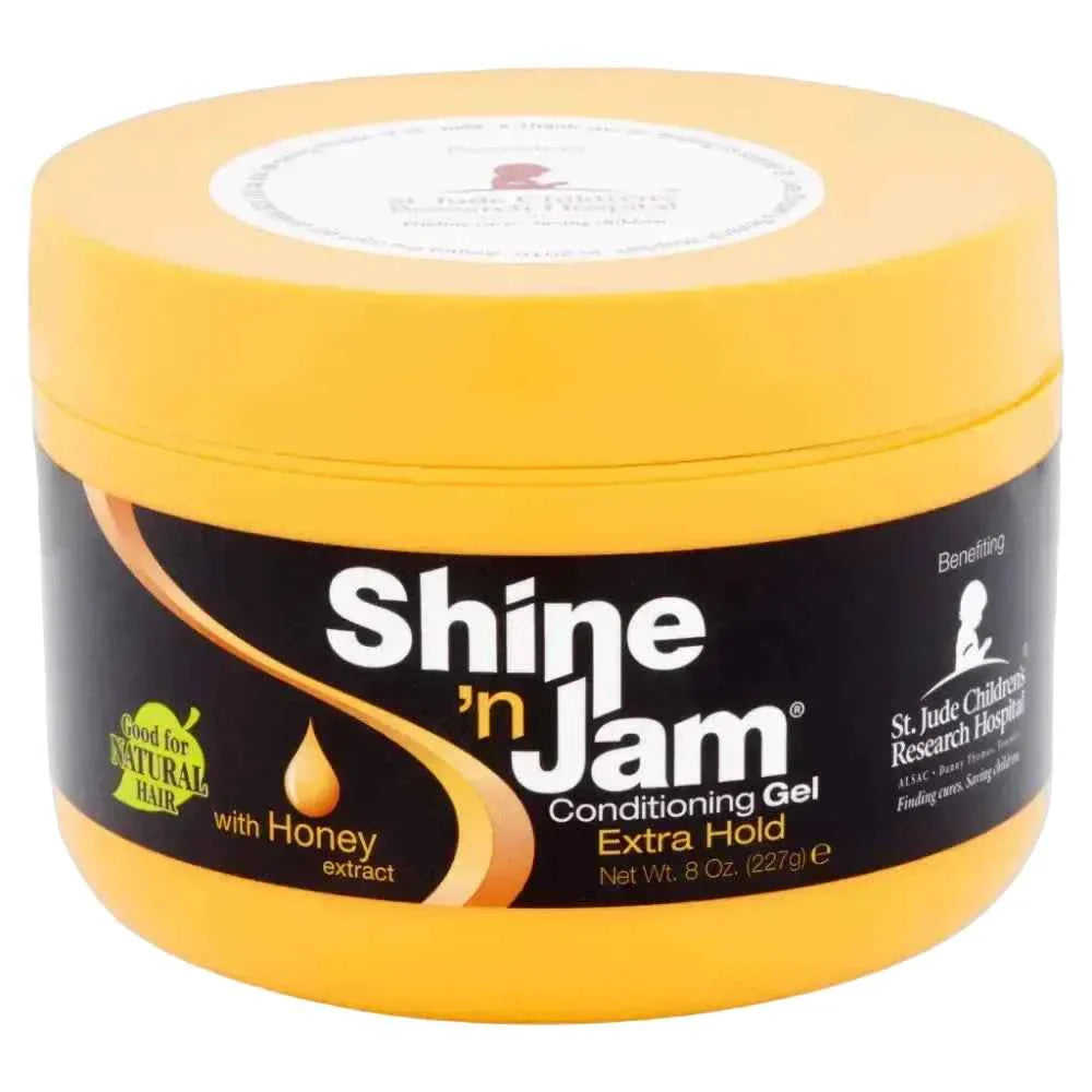 Shine N Jam Conditioning Gel Extra Hold For Natural And Textured Hair 4 Oz Nourishing Moisture