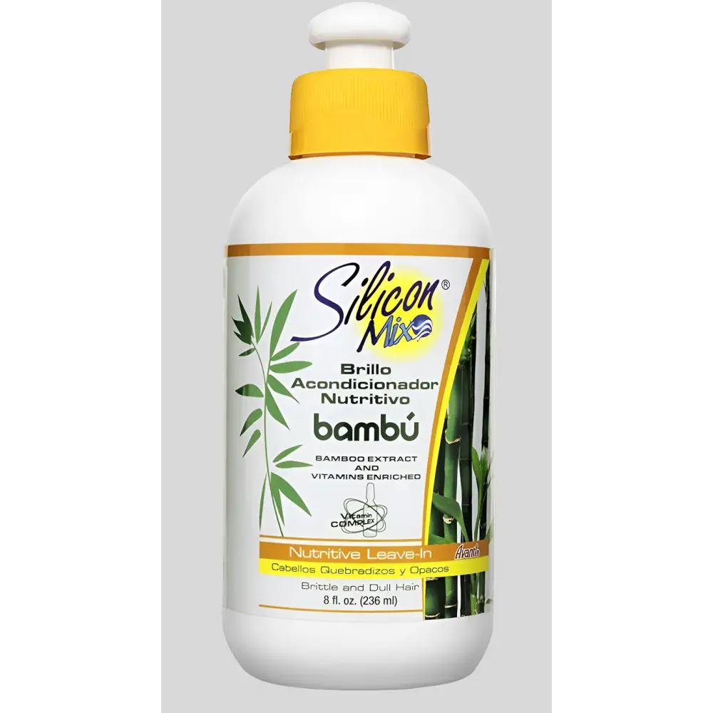 Silicon Mix Bamboo Leave-In Conditioner For All Hair Types Nutritive Formula Nourishes Roots To Tips