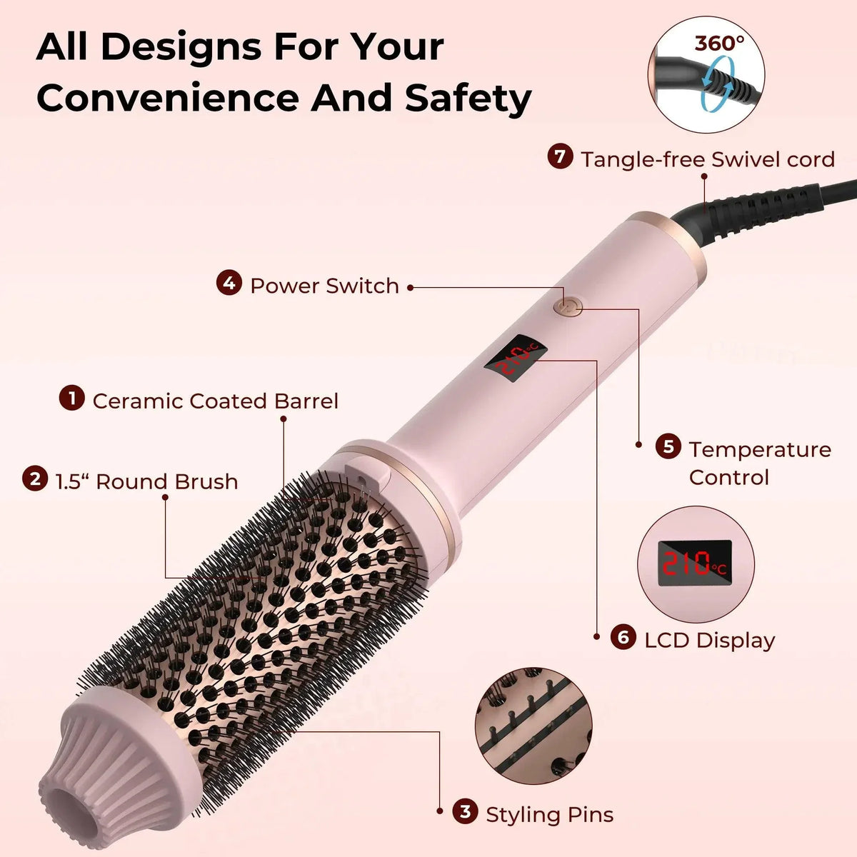 Thermal Curl Styler Brush