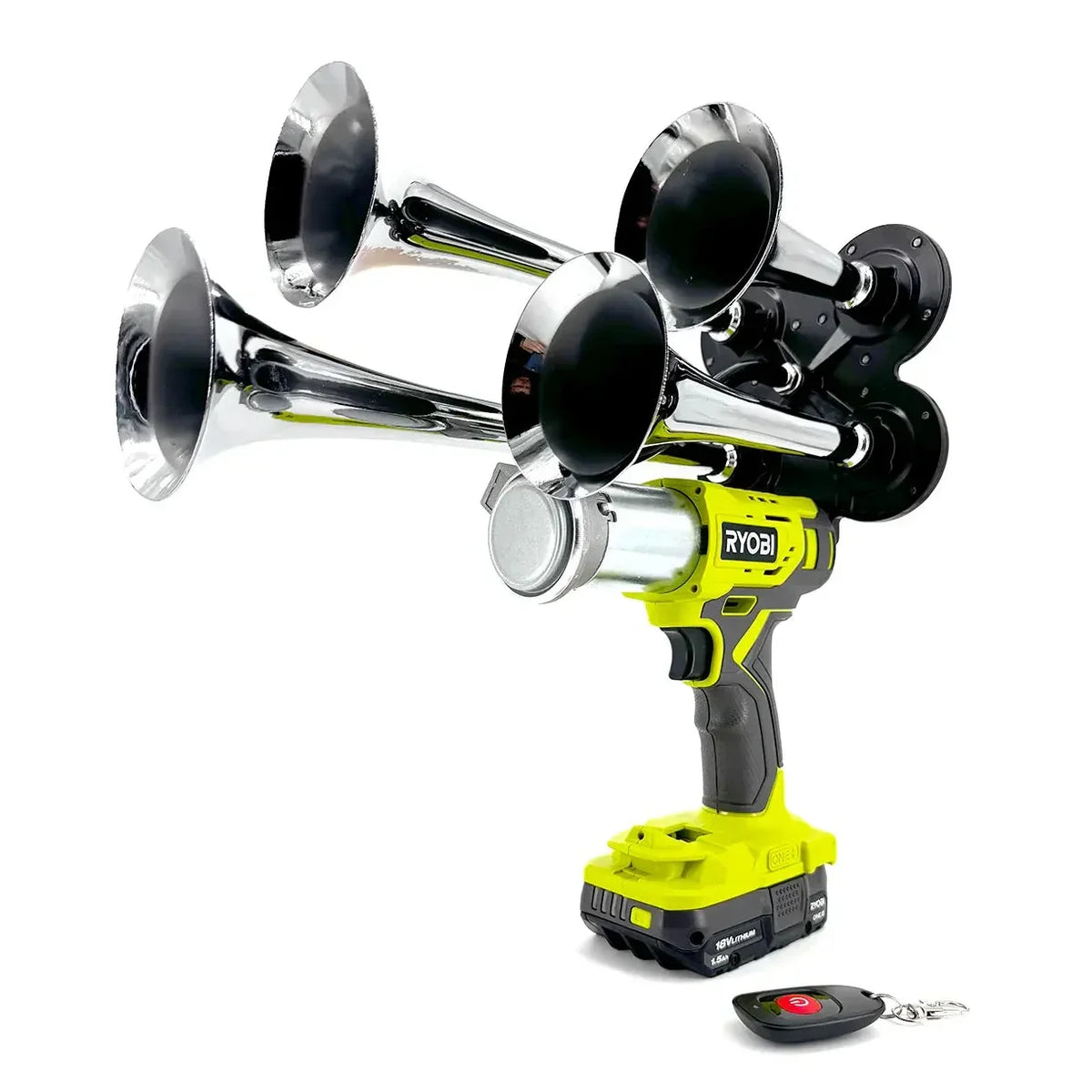 Train Horn for Ryobi Batteries - Quad