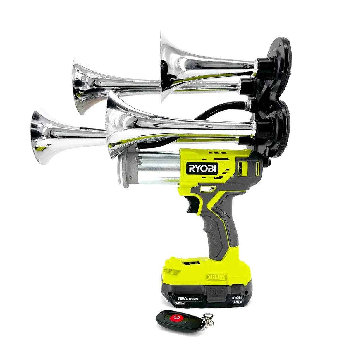 Train Horn for Ryobi Batteries - Quad