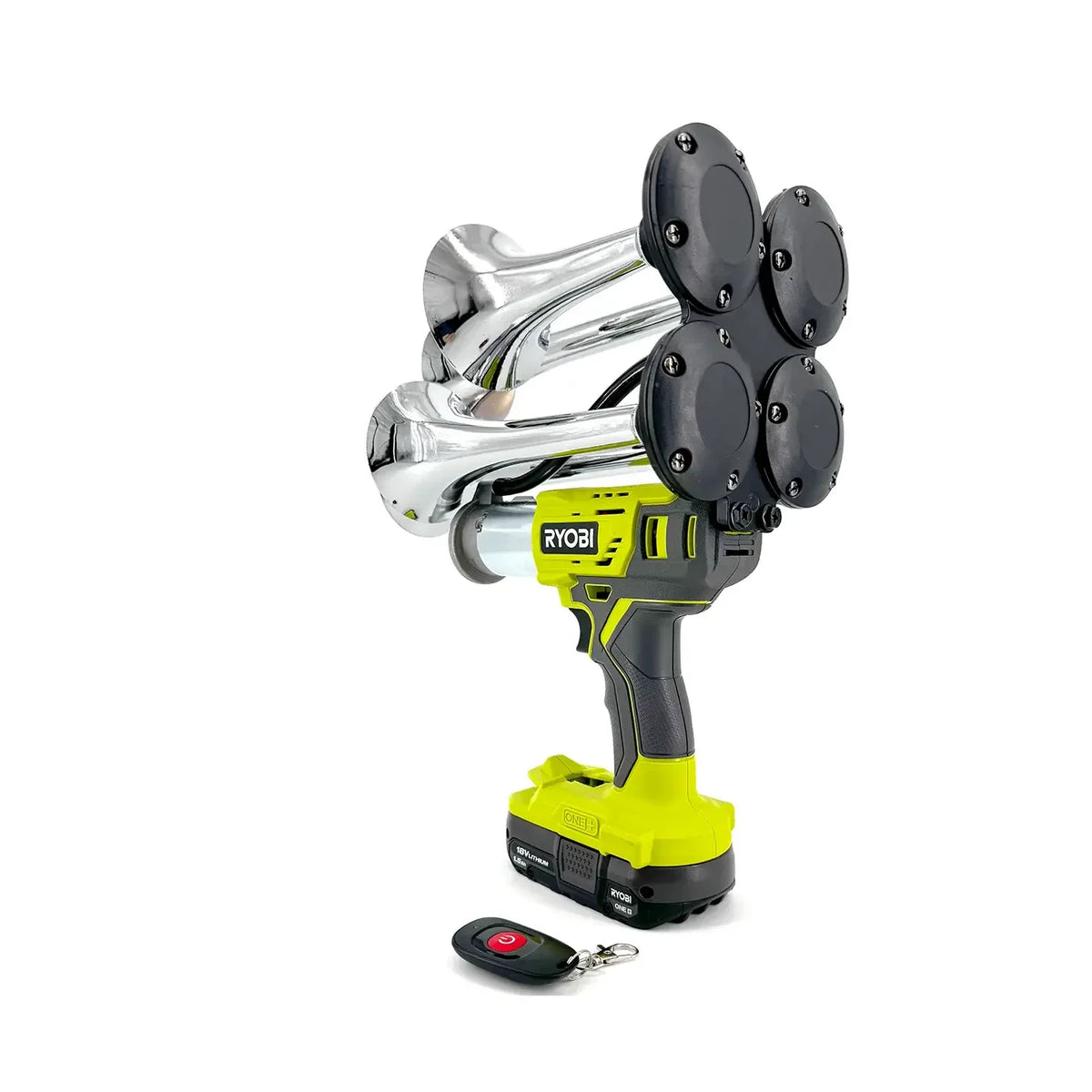 Train Horn for Ryobi Batteries - Quad