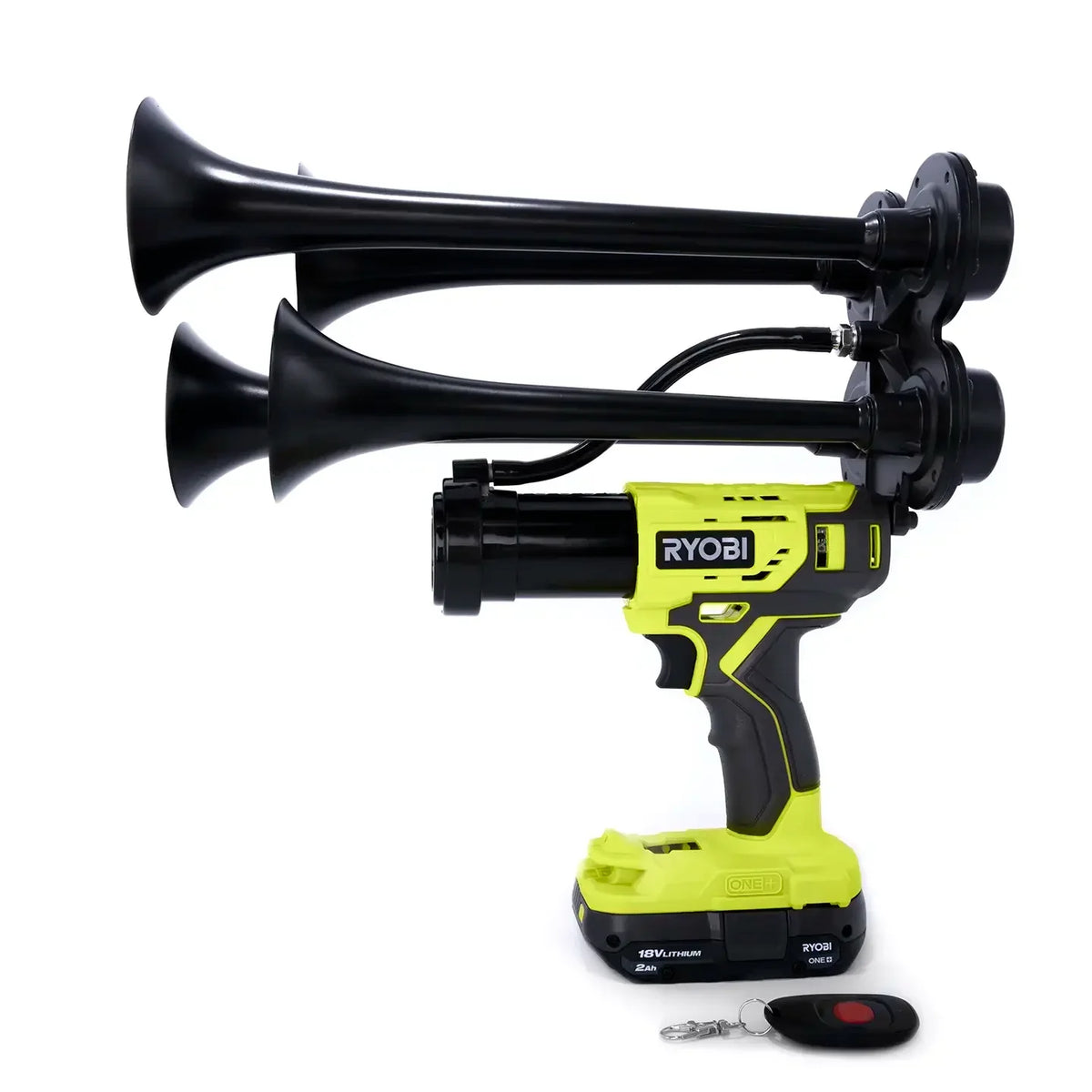 Train Horn for Ryobi Batteries — Quad Pro