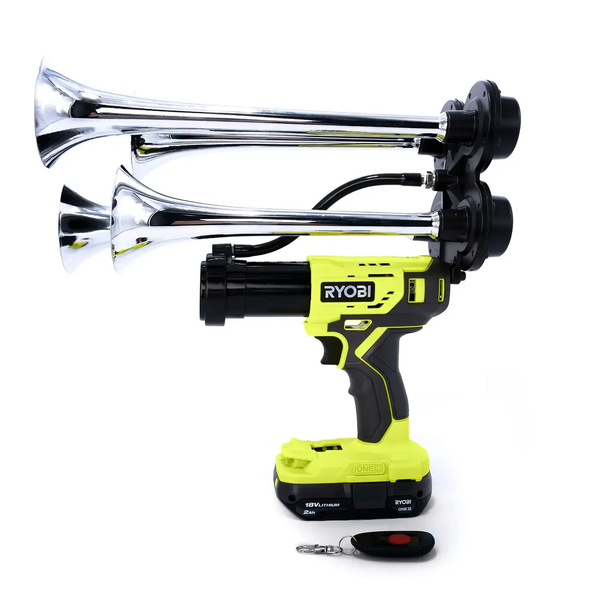 Train Horn for Ryobi Batteries — Quad Pro