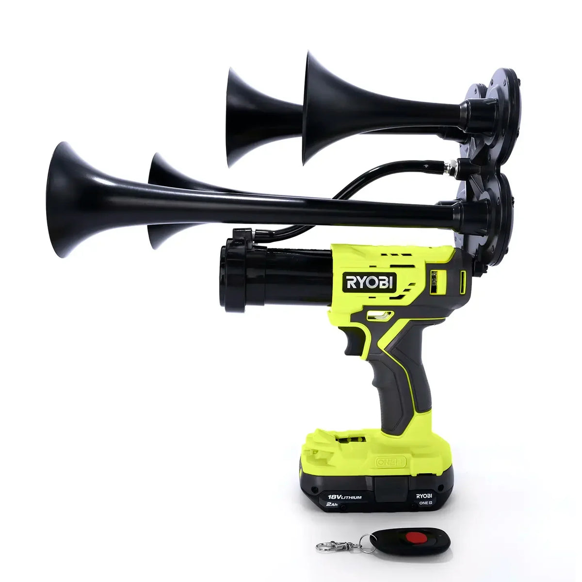 Train Horn for Ryobi Batteries - Quad