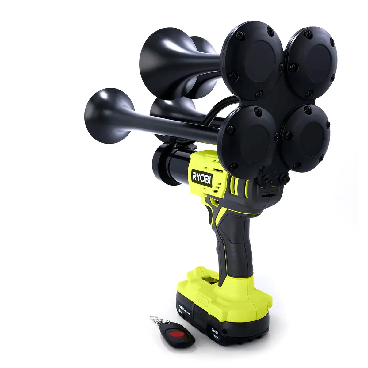 Train Horn for Ryobi Batteries - Quad