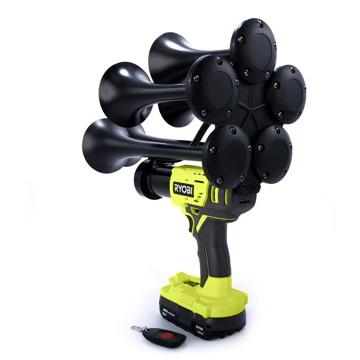 Train Horn for Ryobi Batteries – Penta (5-Trumpet Model)