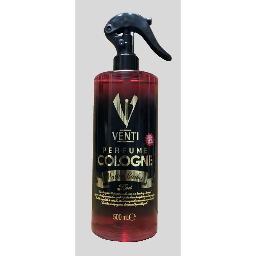 Venti Master Barber Red Cologne For Barbers Long Lasting Fragrance Perfect For Busy Shops