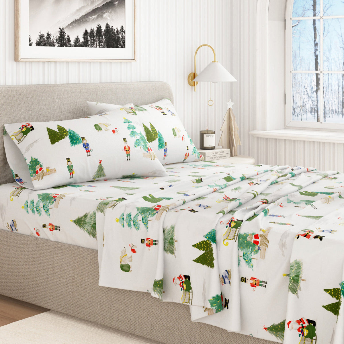 4-Piece Turkish Cotton Flannel Sheet - Whittaker Collection